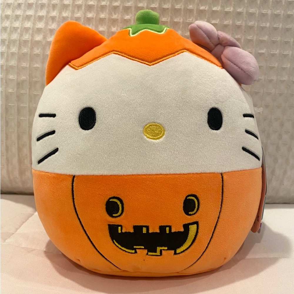 SQUISHMALLOWS OFFICIAL 8 INCH HELLO KITTY PUMPKIN